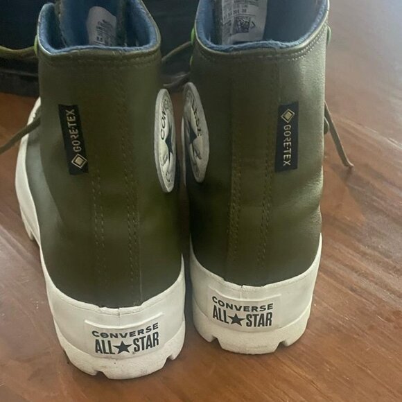 Converse Chuck Taylor All Star  Boots – Olive Green, Size 8.5 - Picture 3 of 6